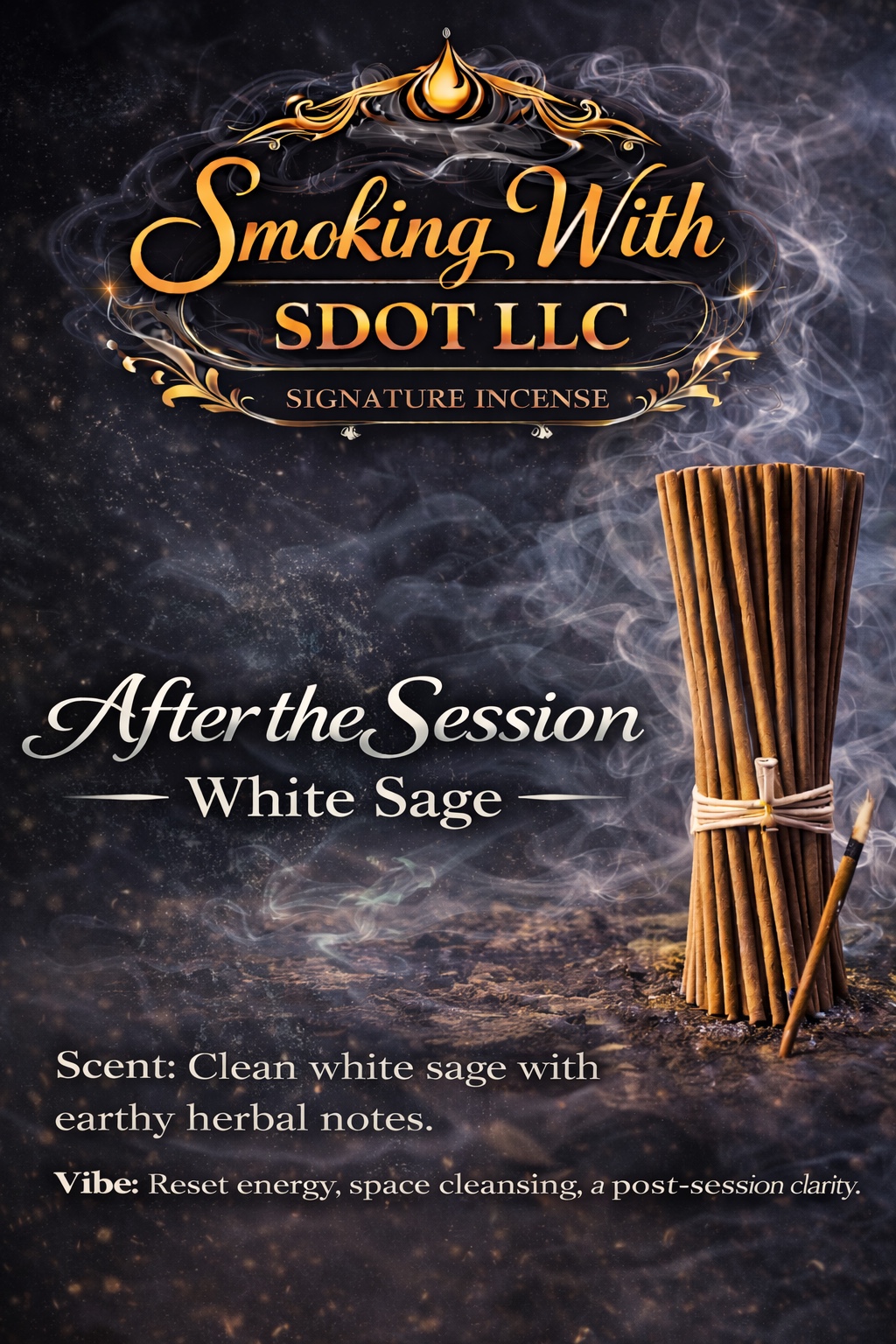 After the Session White Sage incense
