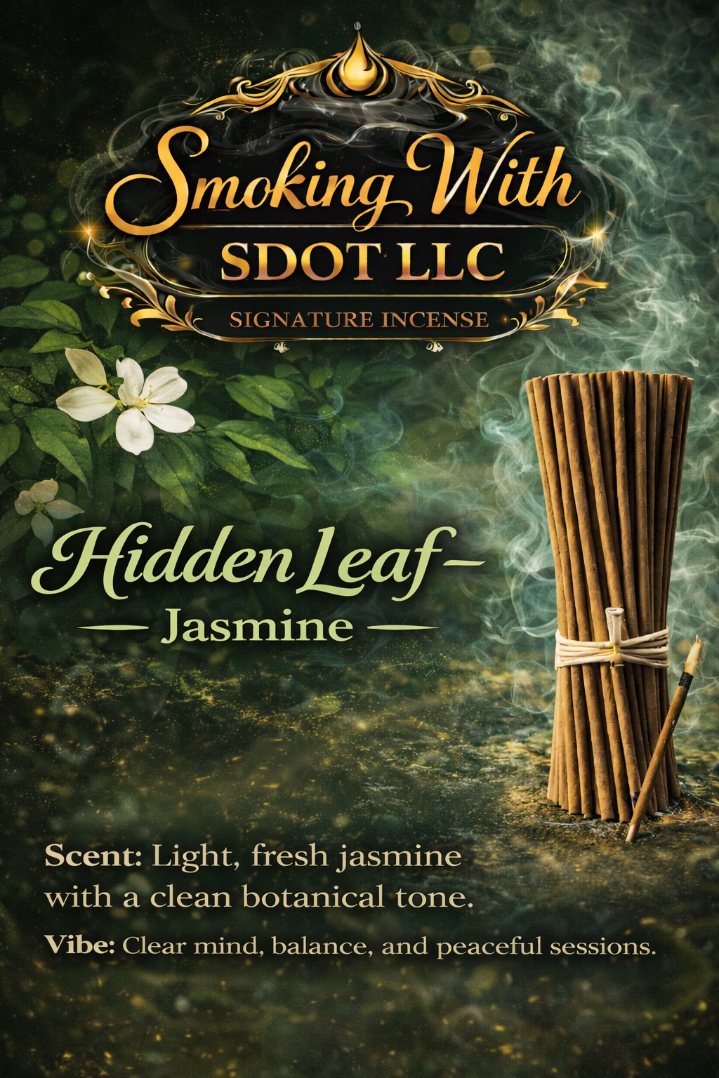 Hidden Leaf Jasmine incense