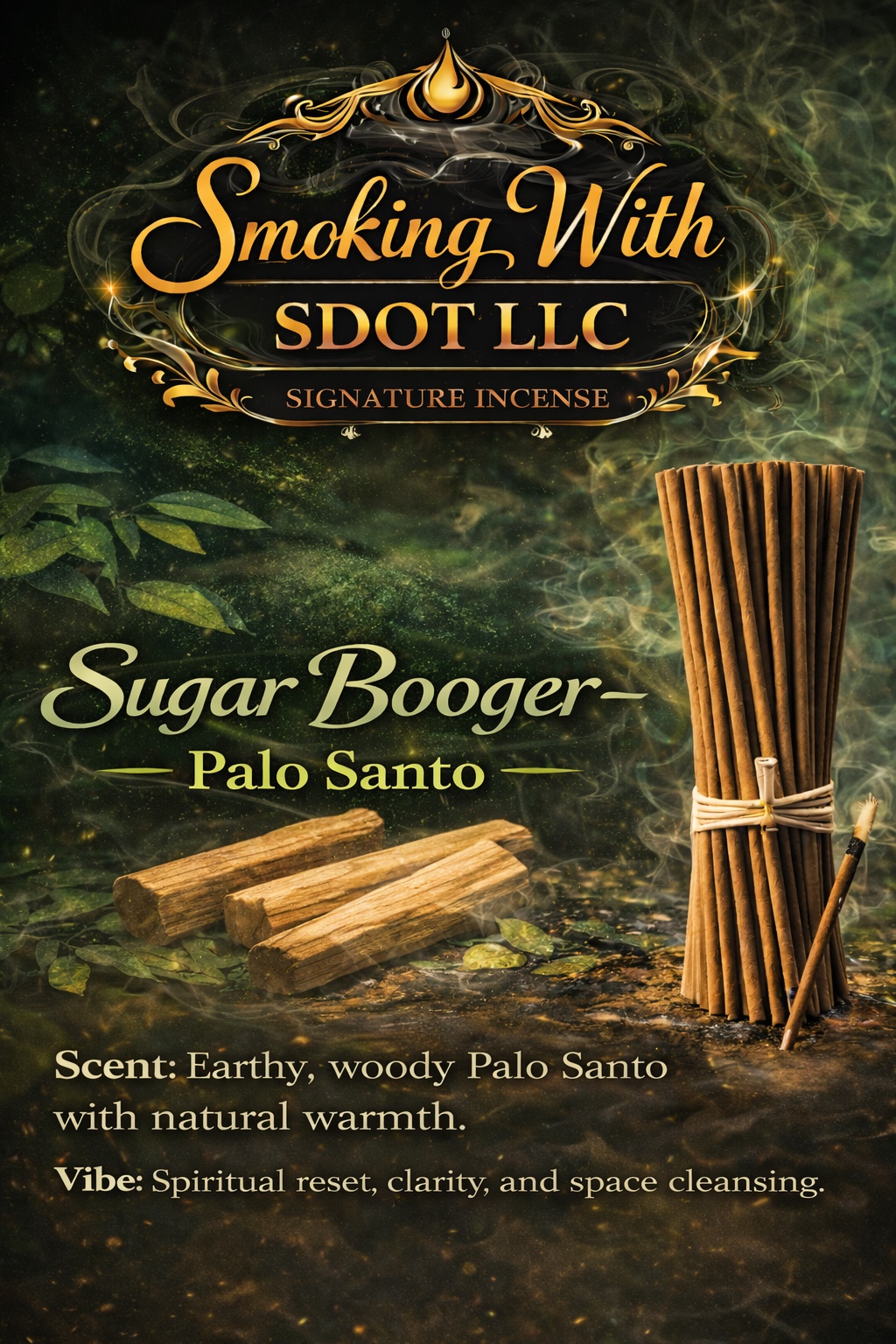 Sugar Booger Palo Santo incense